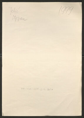 Jelić, Stjepan, 20.8.1918. Policijski karton