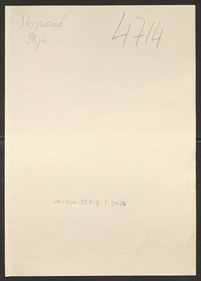 Stojković, Ilija. Policijski karton