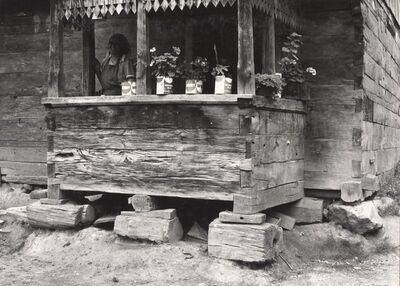 Donji Hruševec - Tradicijska kuća - detalj trijema