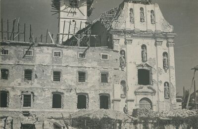 Lepoglava - Crkva Blažene Djevice Marije i zapadno pročelje pavlinskog samostana