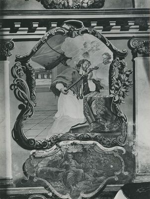 Lepoglava (Gorica) - Kapela sv. Ivana Krstitelja, zidna slika