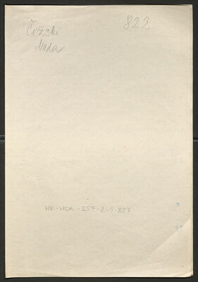 Čižski, Nada, 10.8.1925. Policijski karton