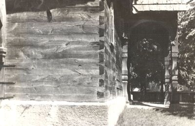 Velika Mlaka - Kapela sv. Barbare, ulazni trijem