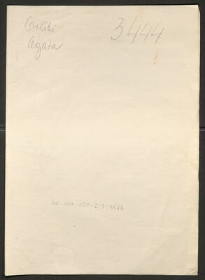 Oreški, Agata rođ. Sambolek, 31.5.1906. Policijski karton