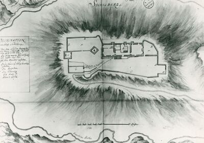 Žumberak - Stari grad, tlocrt