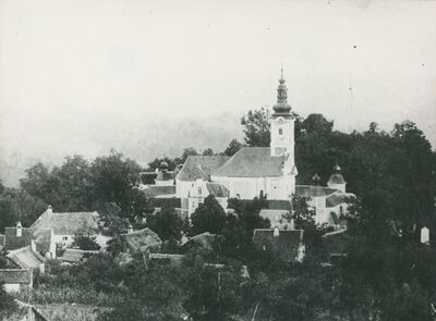Trški Vrh (Krapina) - Crkva Majke Božje Jeruzalemske, situacija