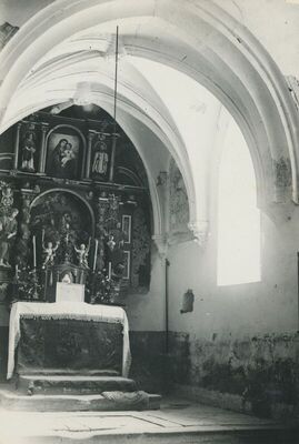 Belec (Zlatar) - Crkva sv. Jurja, unutrašnjost, svetište