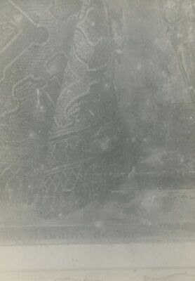 Lepoglava - Bivši pavlinski samostan, zidna slika: Ivaniš Korvin, detalj