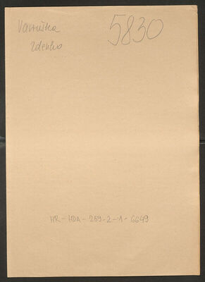 Vavruška, Zdenko, 114.1.1925. Policijski karton