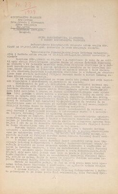 Financije 1929., Agrarna banka, otkupnina osobnog rada, honorara