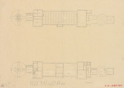 Kaptol/Nadbiskupski dvor, tlocrti