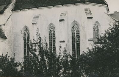 Lepoglava - Crkva Bogorodice, detalj: gotičko svetište