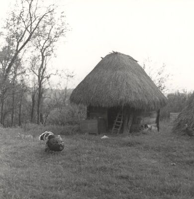 Donji Hruševec - Gospodarska zgrada, ulazno pročelje