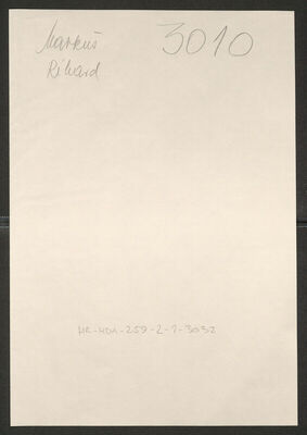 Markuš, Rikard, 12.6.1904. Policijski karton