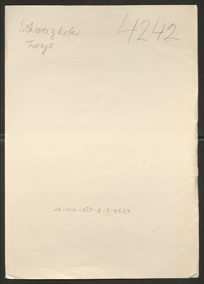 Schweighofer, Franjo, 6.9.1897. Policijski karton