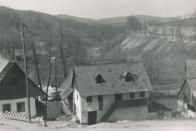 Rastoke (Slunj) - Pogled na kuće