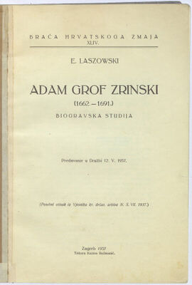 Adam Grof Zrinski