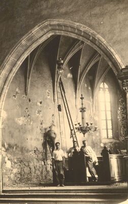 Remetinec - Crkva Blažene Djevice Marije, detalj svetišta