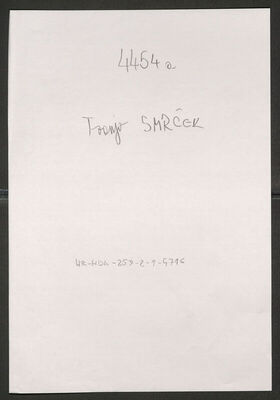 Smrček, Franjo, 28.5.1905. Policijski karton