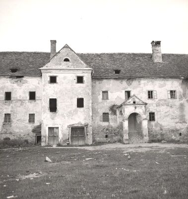 Gornji Tkalec - Dvorac, zapadno pročelje