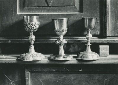 Sveti Križ (Budinščina) - Crkva Majke Božje Žalosne (Crkva sv. Križa), liturgijsko posuđe, kaleži