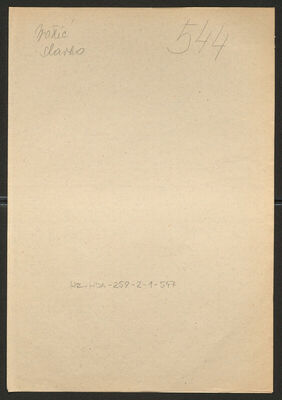 Božić, Slavko, 25.1.1911. Policijski karton