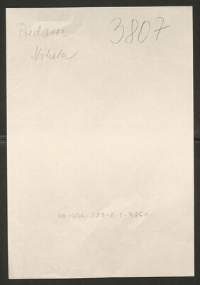 Predavec, Nikola, 1.4.1903. Policijski karton