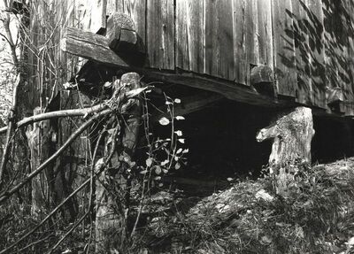 Martinski Vrh (Ribnik) - Gospodarska zgrada, detalj