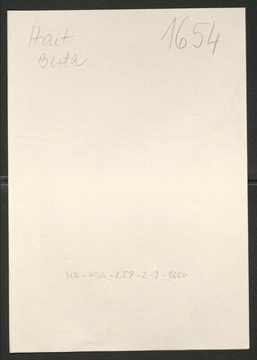 Hait, Berta, 1.8.1898. Policijski karton