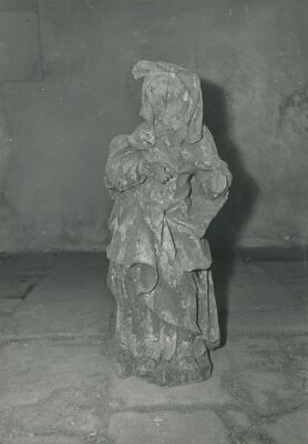 Trški Vrh (Krapina) - Crkva Majke Božje Jeruzalemske, detalj, kip