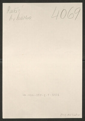 Ružić, Marko, 24.3.1886. Policijski karton