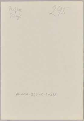 Beljan, Franjo, 30.7.1908. Policijski karton