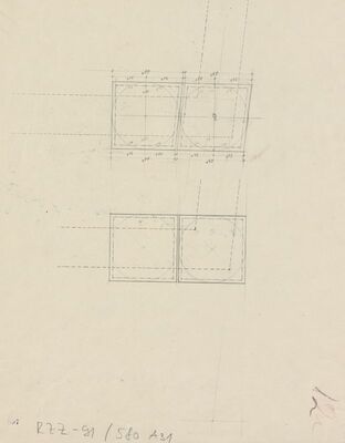 Meštrovićev atelijer (Ivan Meštrović), detalj stupa/atrij