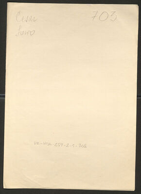 Cesar, Lovro, 10.8.1900. Policijski karton