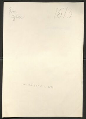 Grün, Ignac, 20.6.1898. Policijski karton