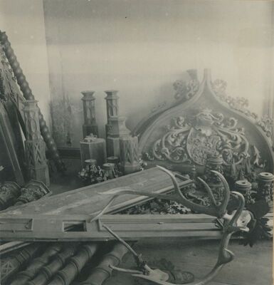 Trakošćan - dvorac, dovratnici i supraporte