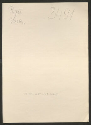 Papeš, Blanka, 30.9.1922. Policijski karton