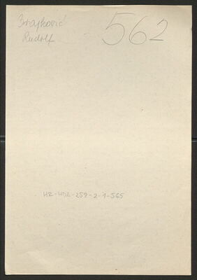 Brajković, Rudolf, 10.4.1912. Policijski karton