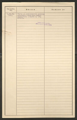 Vlahović, Slavko, 21.6.1922. Policijski karton