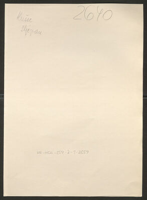 Kušec, Stjepan, 1897. Policijski karton