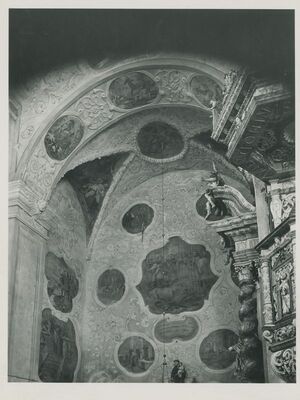 Varaždin - Franjevačka crkva, kapela sv. Antuna, zidne slike