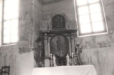 Poljana - Kapela sv. Jakova, pobočni oltar