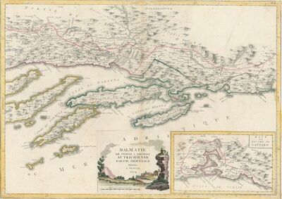 Dalmatie de Venise a present Autrichienne