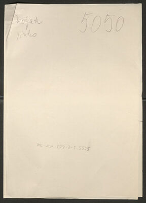 Školjak, Vinko, 10.10.1919. Policijski karton