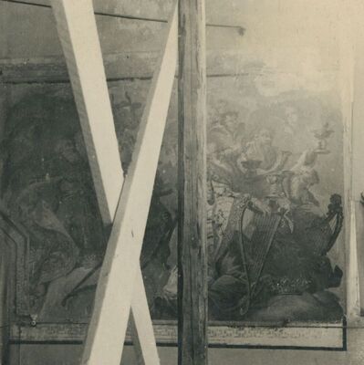 Lepoglava - Župna crkva, freska u koru