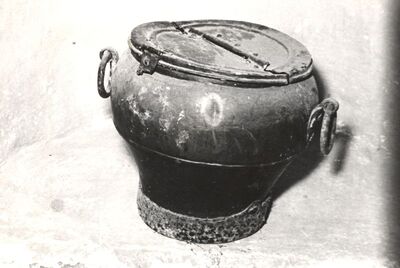 Cerje - Crkva sv. Ivana Evanđelista, bakreni kotlić