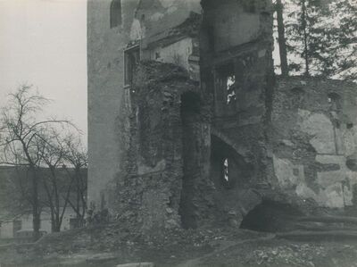 Ivanec - Stari grad, glavna kula, prizemni dio