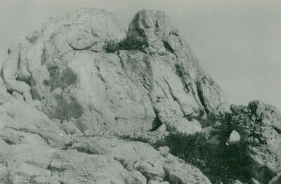 Mogorić - Grad, situacija s ostacima sa sjevera