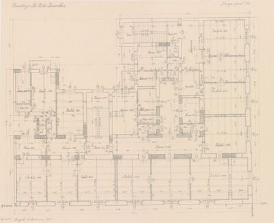 Stambena zgrada Frank, tlocrt/drugi kat