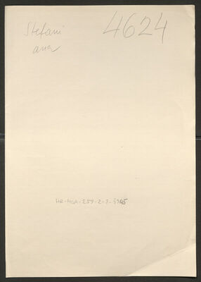 Stefani, Ana, 28.11.1917. Policijski karton